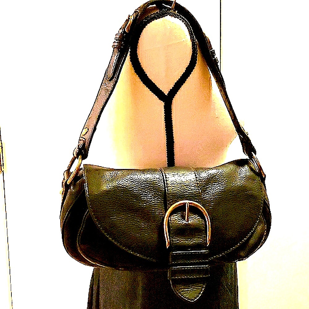 Banana Republic Black Leather Bag